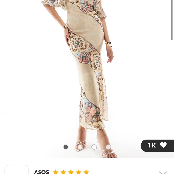 Floral Patchwork Maxi Dress - Picture 2 of 2